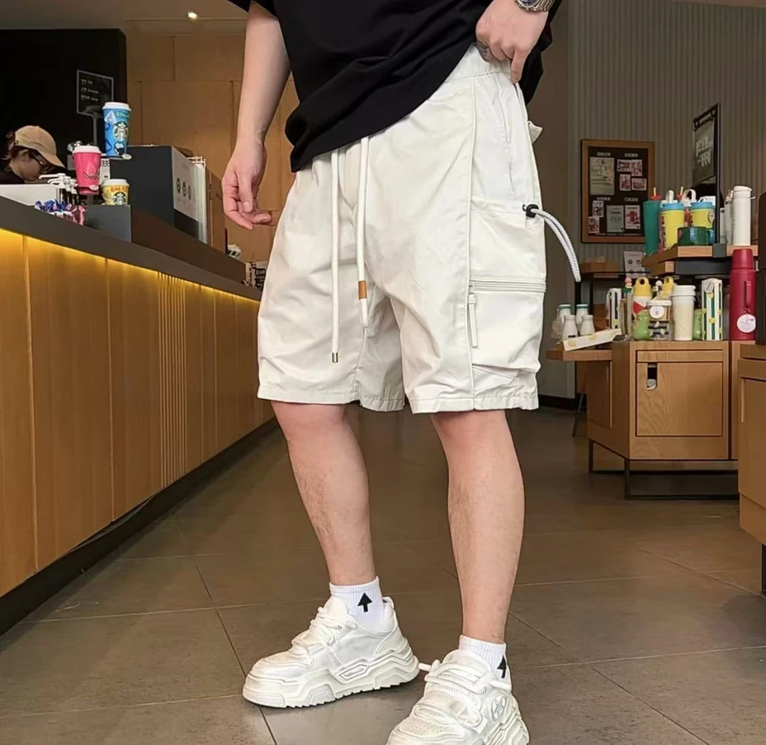 DB 男装夏季新款工装多口袋短裤吸湿透气户外短裤男宽松显瘦-246