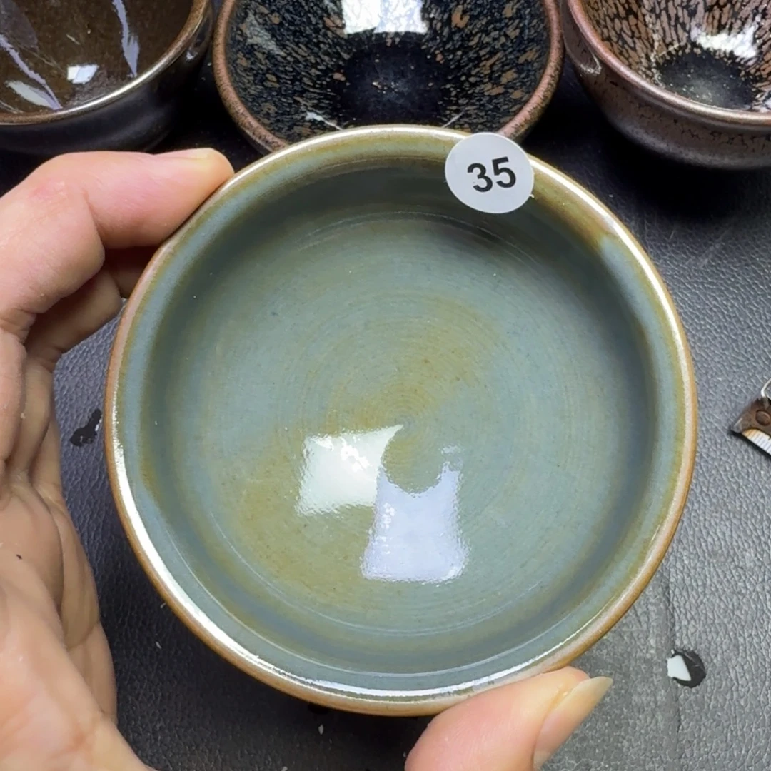摆件古时茶器建窑建盏35