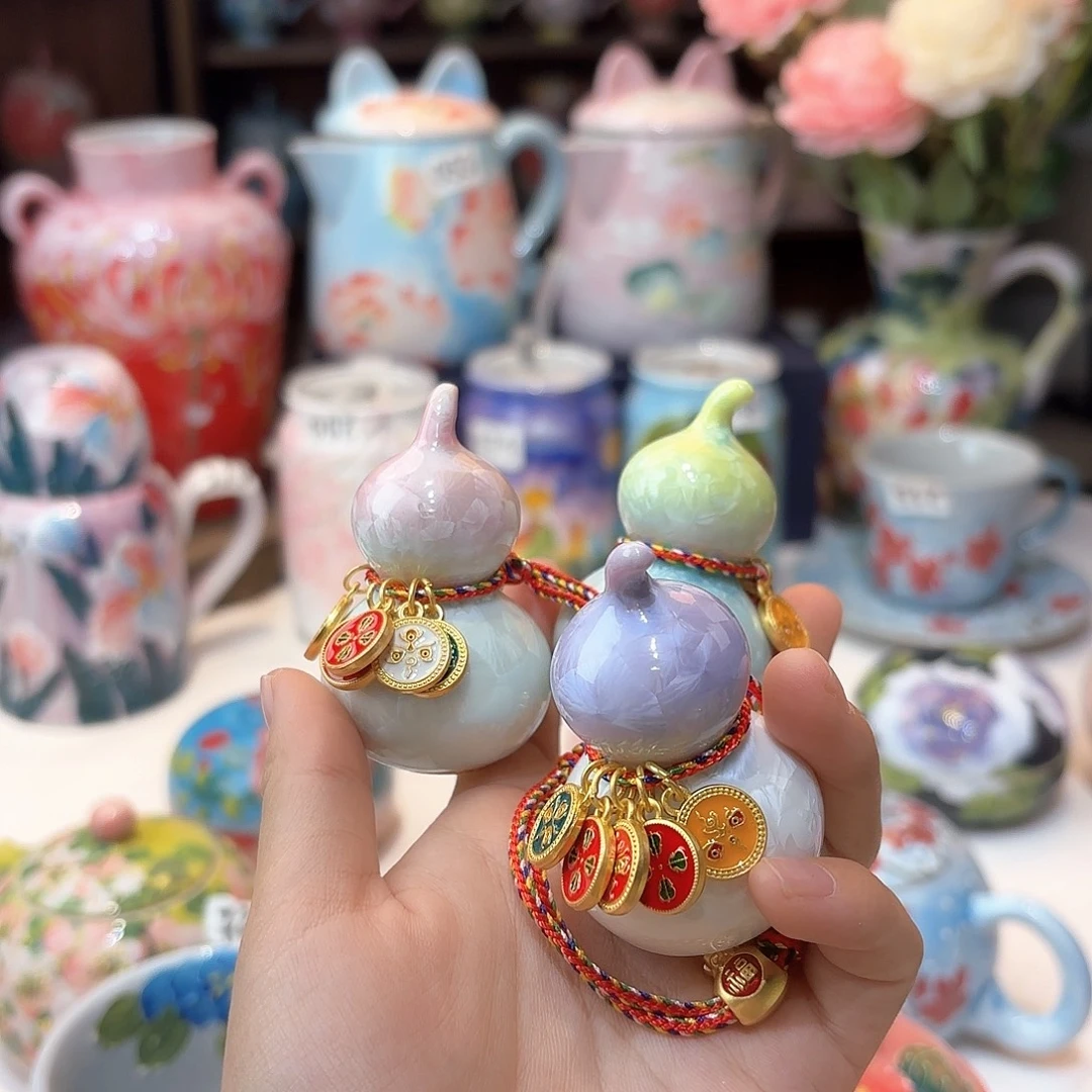 *****景德镇手绘高温釉下彩陶瓷茶具
