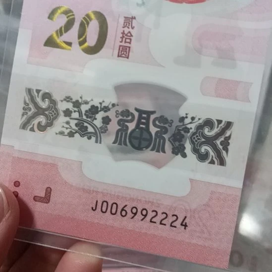 塑料2025年蛇年纪念钞靓号