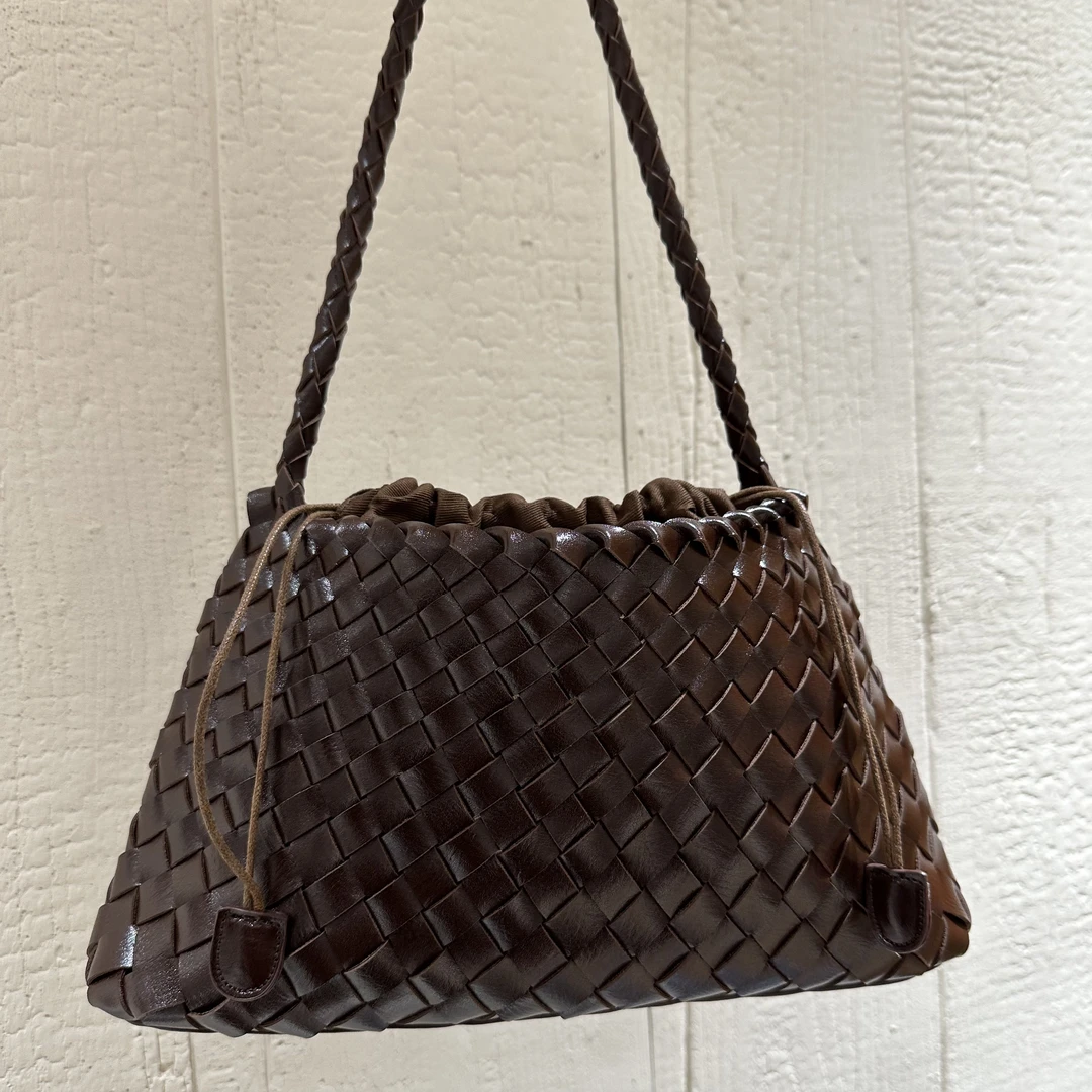 【都市繁花】编织腋下包复古手工简约通勤手提包