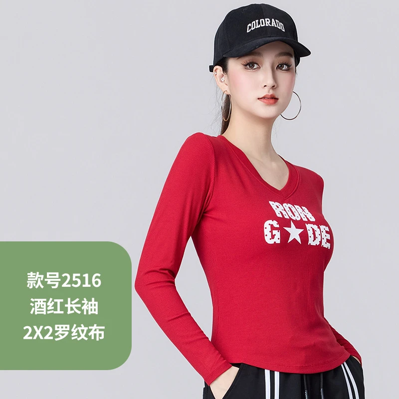 秋季新款时尚洋气运动印花T恤SY