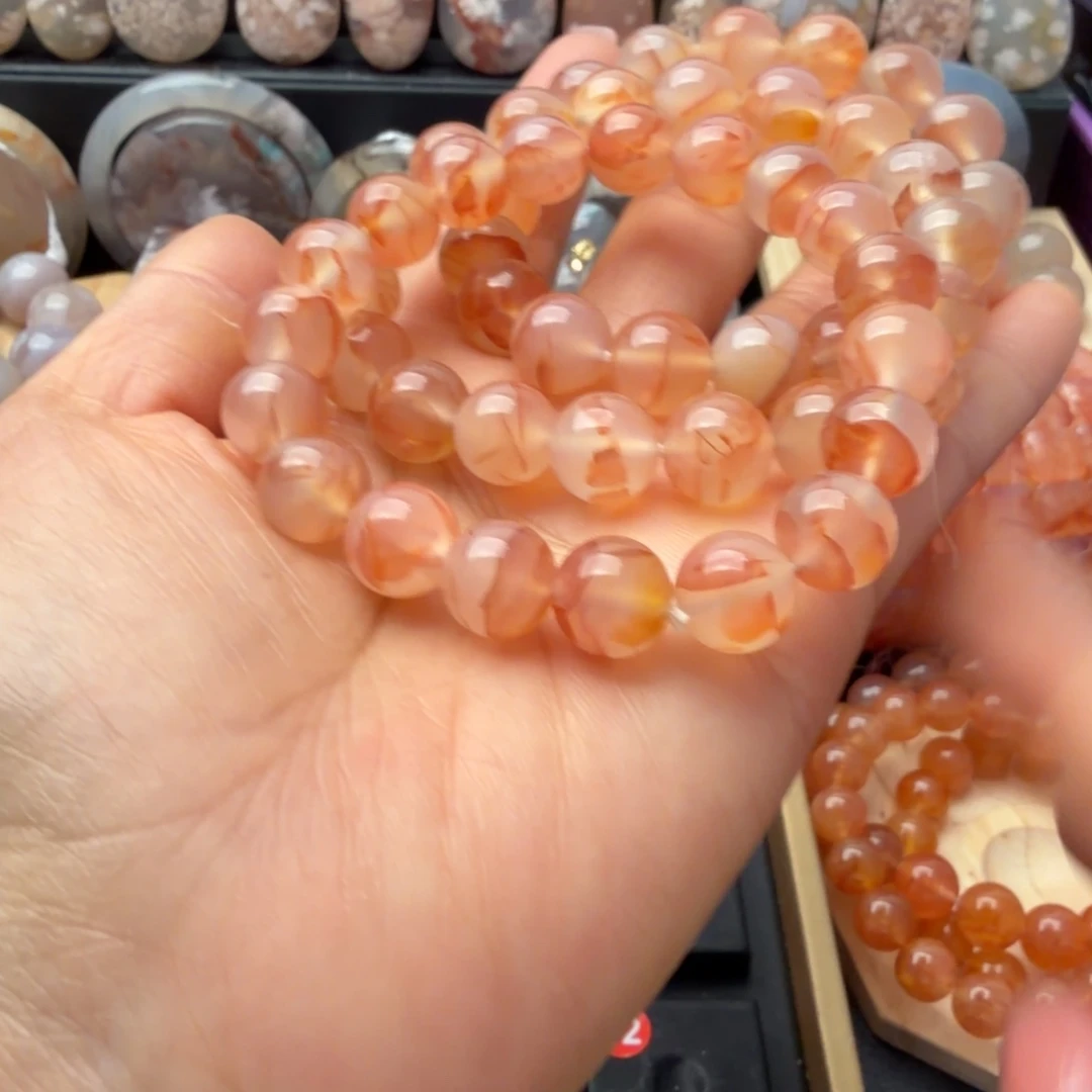 @***西玛瑙/玉髓合金颈饰