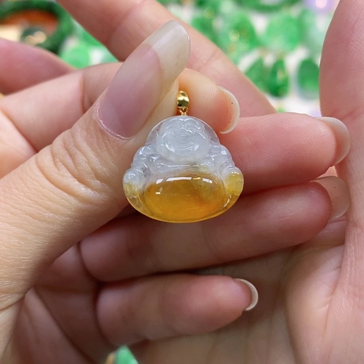 颈饰未镶嵌翡翠吊坠