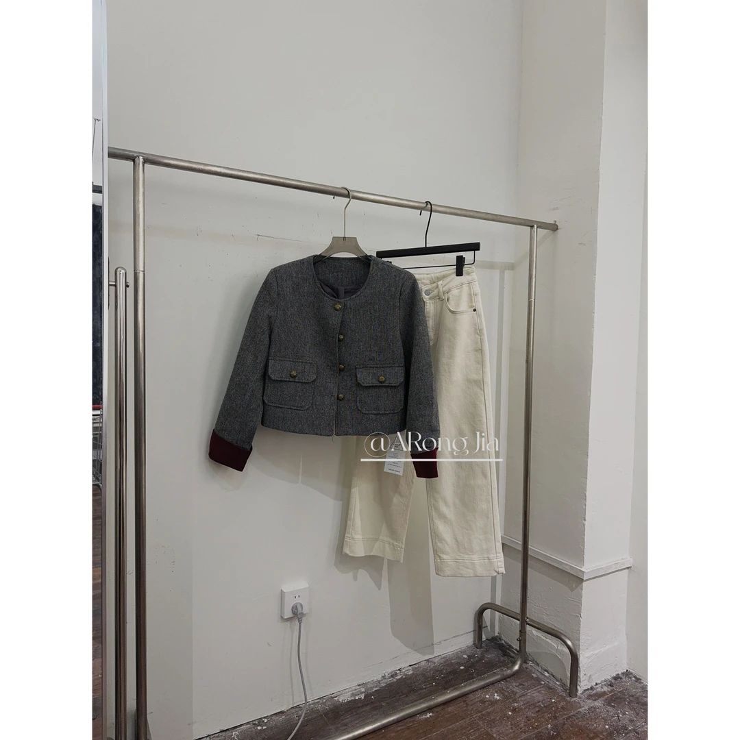 【ARONG阿荣家】小香风外套-02478-黑色-F
