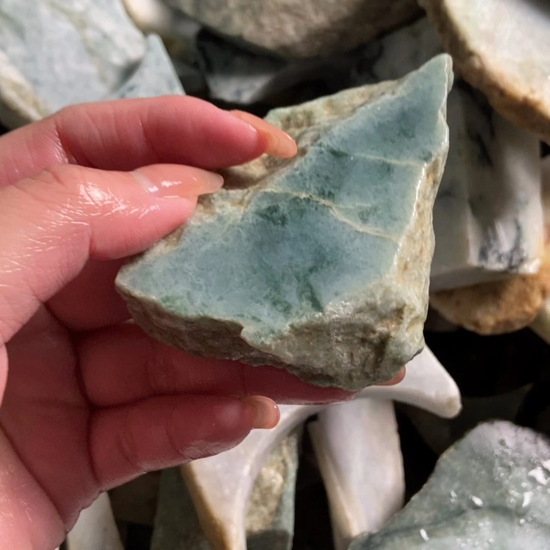 翡翠未镶嵌挂件天然翡翠