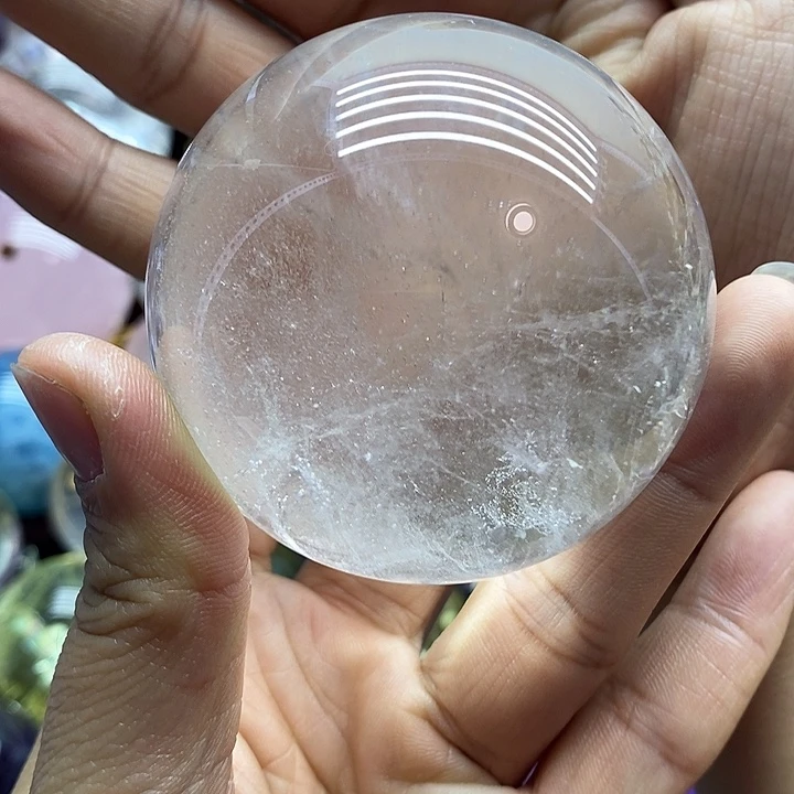 【闪购商品】水晶水晶球未镶嵌紫*