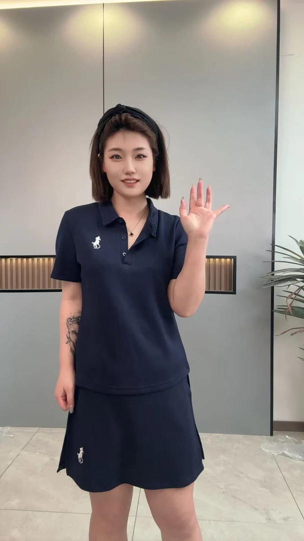 街头风时尚风运动风时尚套装百褶短袖连衣裙夏季百搭休闲套装