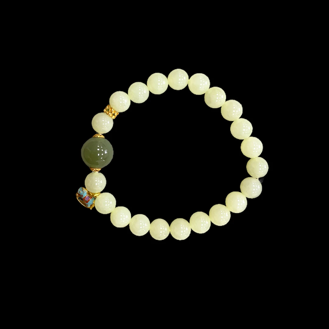 2094和田玉手串孤品