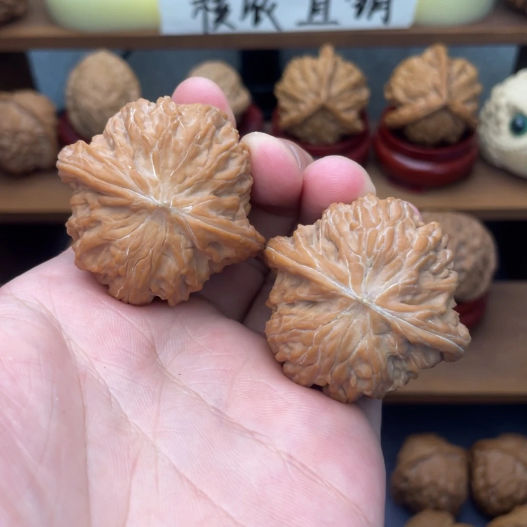 A***田吊坠文玩核桃磨盘42