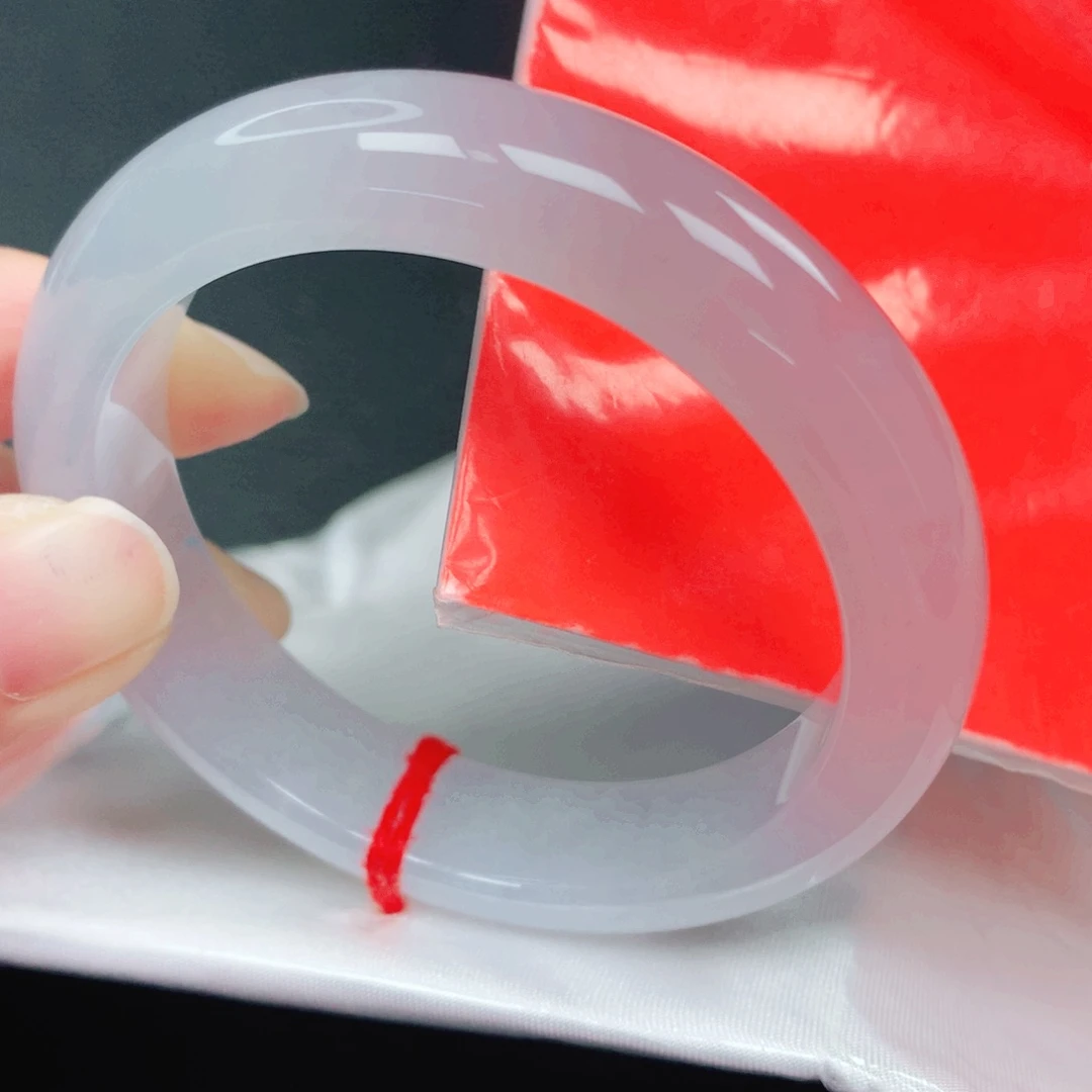 翡翠未镶嵌手镯51圈