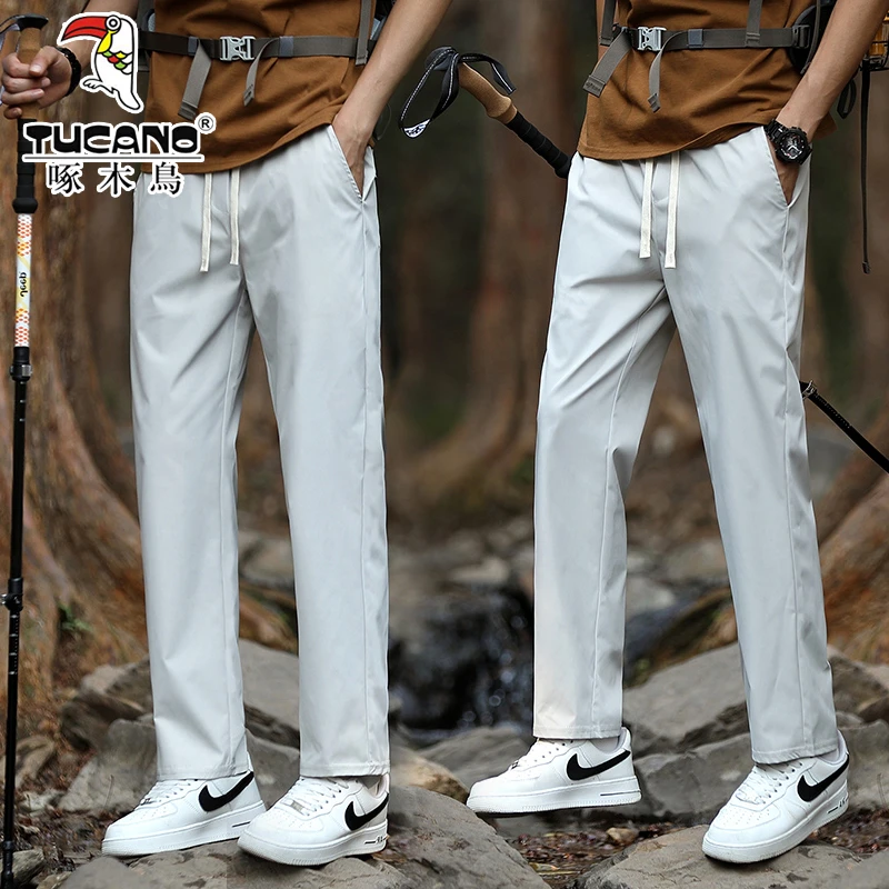 TUCANO/啄木鳥夏季薄款耐磨防水速干裤户外轻薄透气男士休闲裤