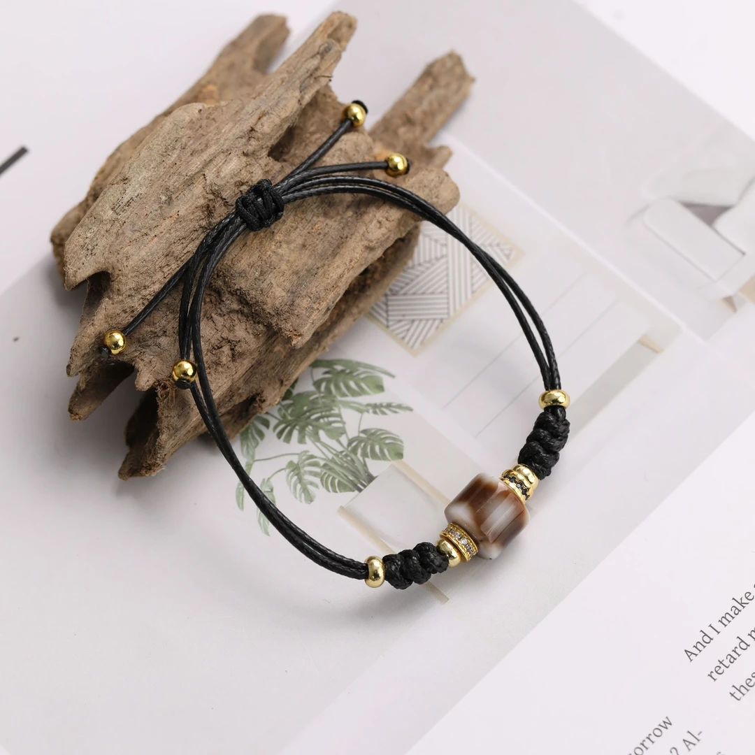 【观澜珠宝】玛瑙手串 复古民族风藏式潮流手链 多样发其一 2117