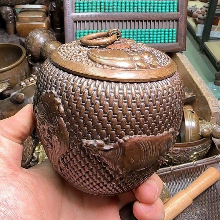 铜器办公室茶室摆件