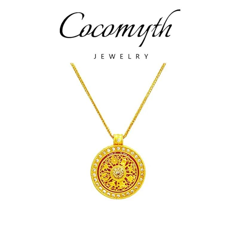 COCOMYTH 轻奢时尚罗盘项链