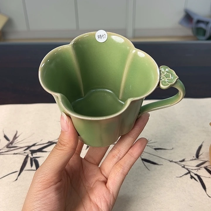 龙泉云间青瓷小米茶器