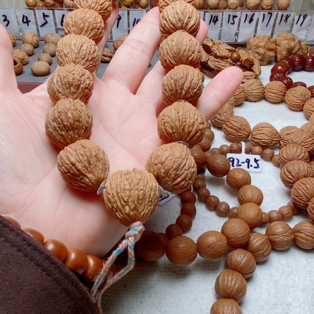 玛***^手串猴头核桃一代树王老籽佛手姬宝爱心