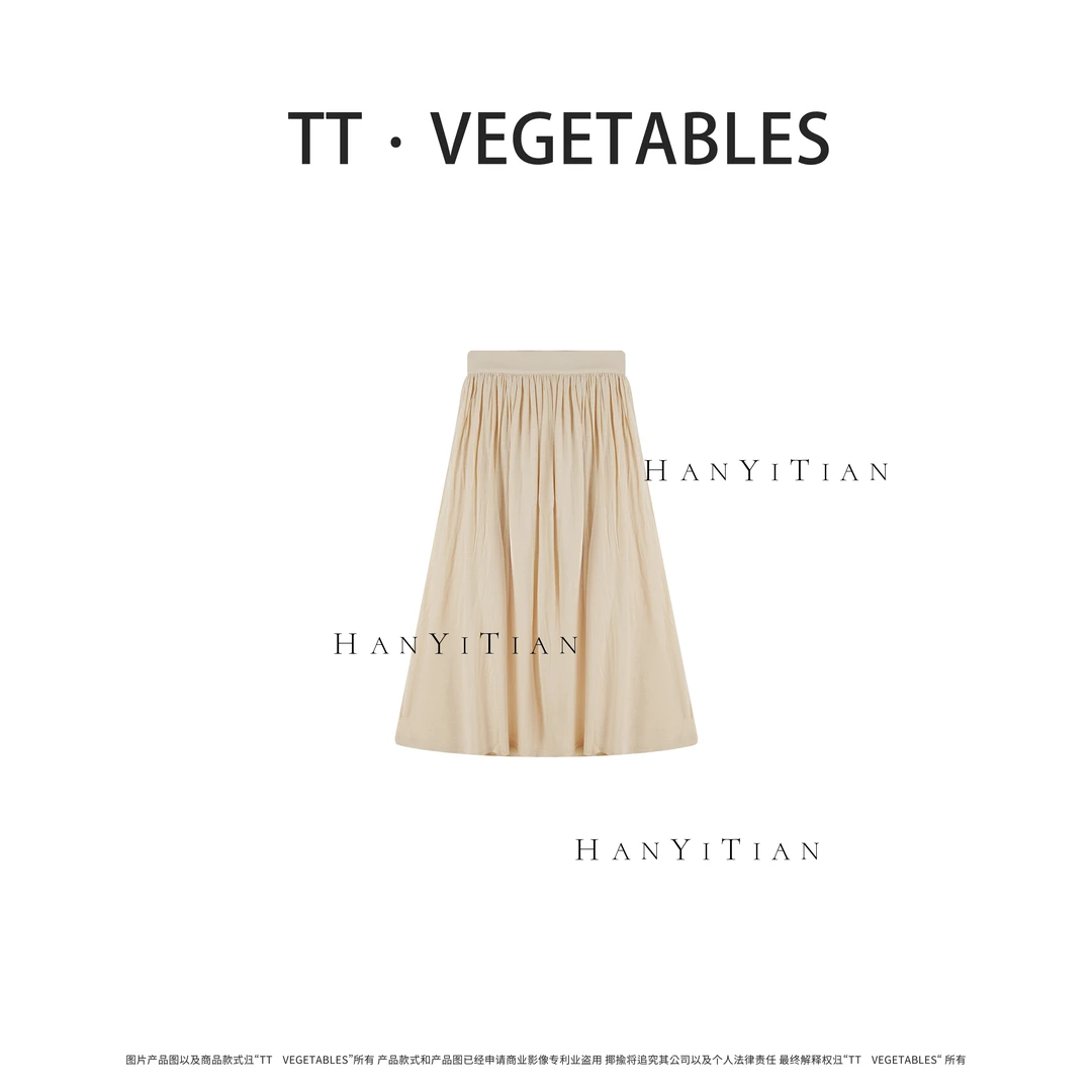 夜泊 春夏新款25款气质高腰时尚百搭半身裙511583