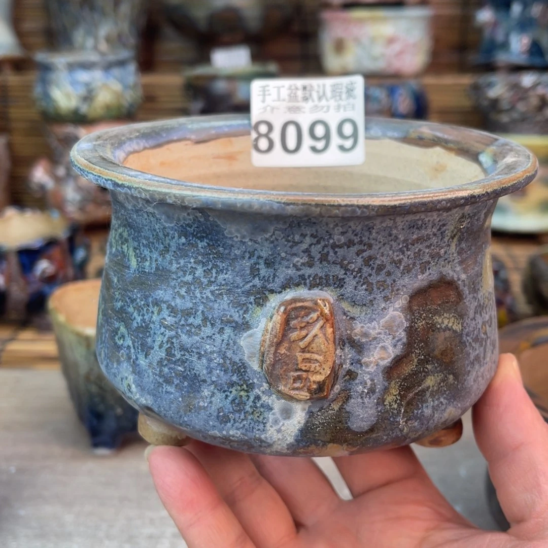 四***天手工花盆默认瑕疵完美者勿拍