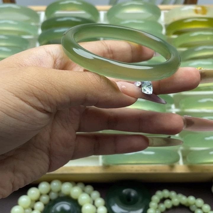 安***ᵏ蛇纹石玉合金手镯