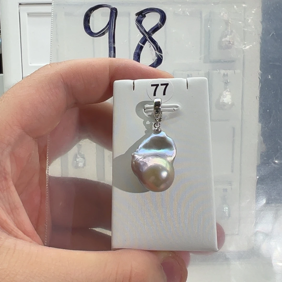 颈饰合金淡水珍珠