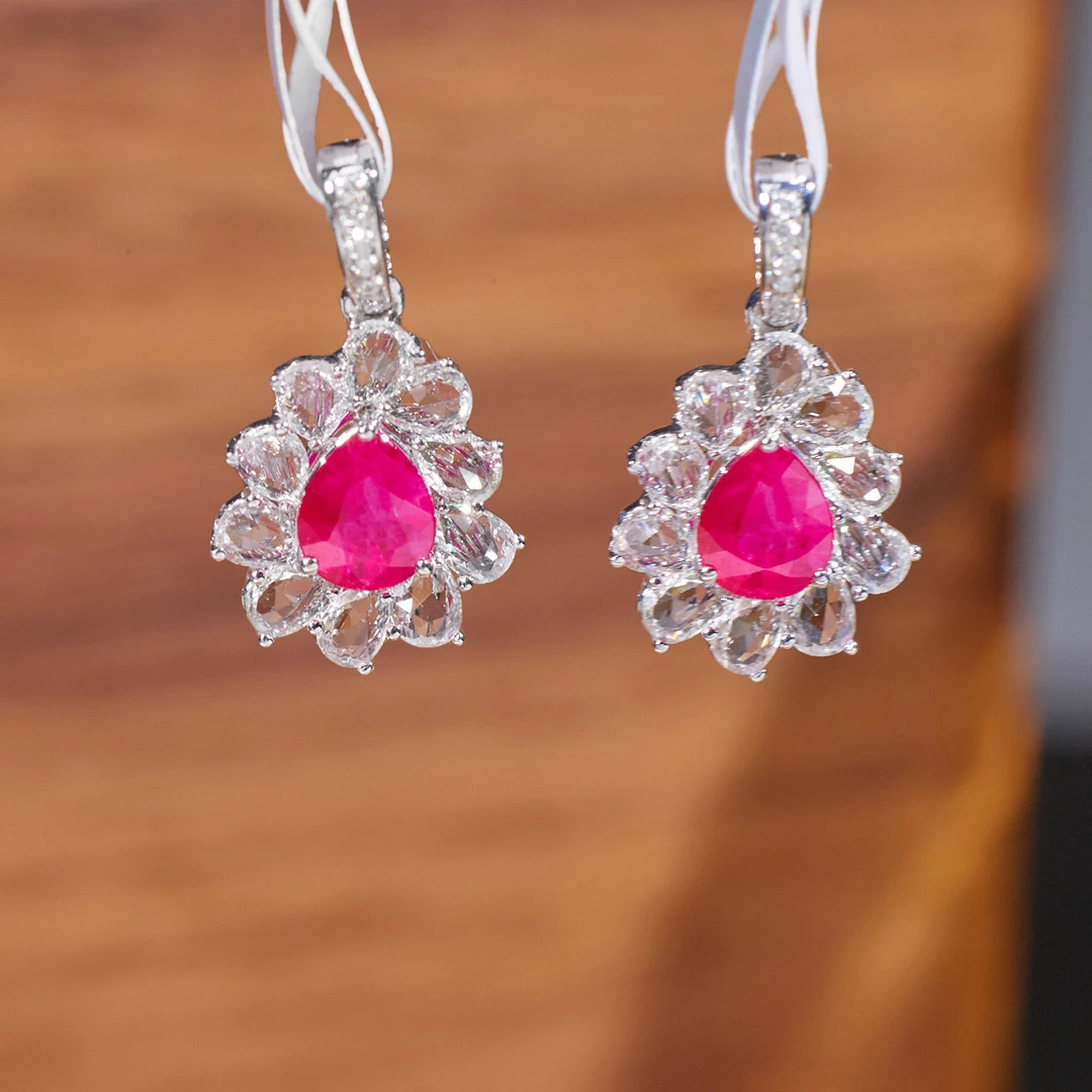 非遗好物分享【歪歪】18K红宝石吊坠（多样性发一）XB-S2518