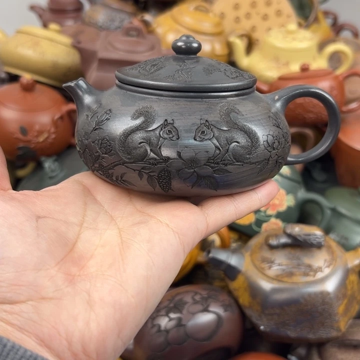 紫砂茶壶壶身脏了