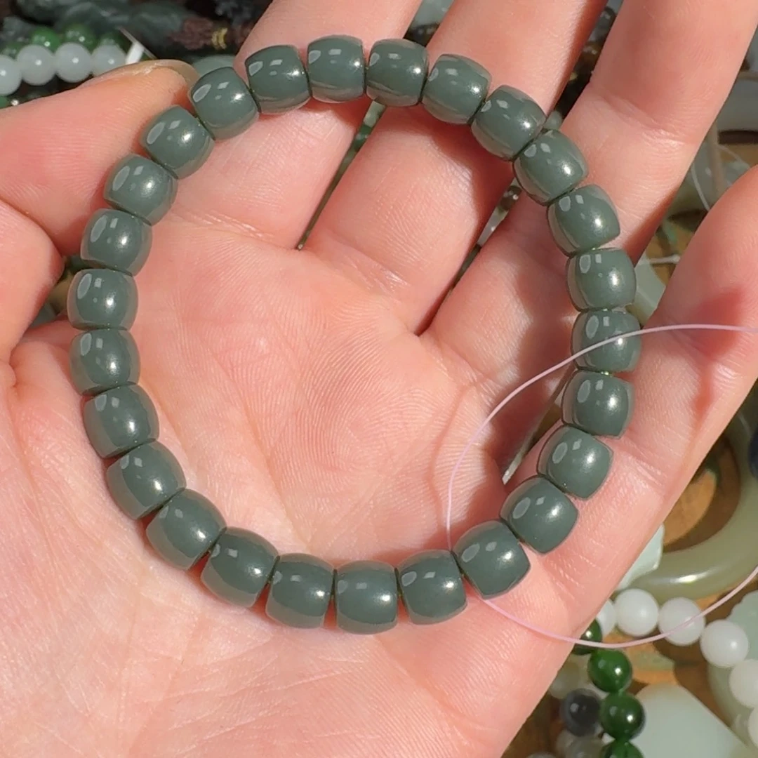 和田玉手串未镶嵌