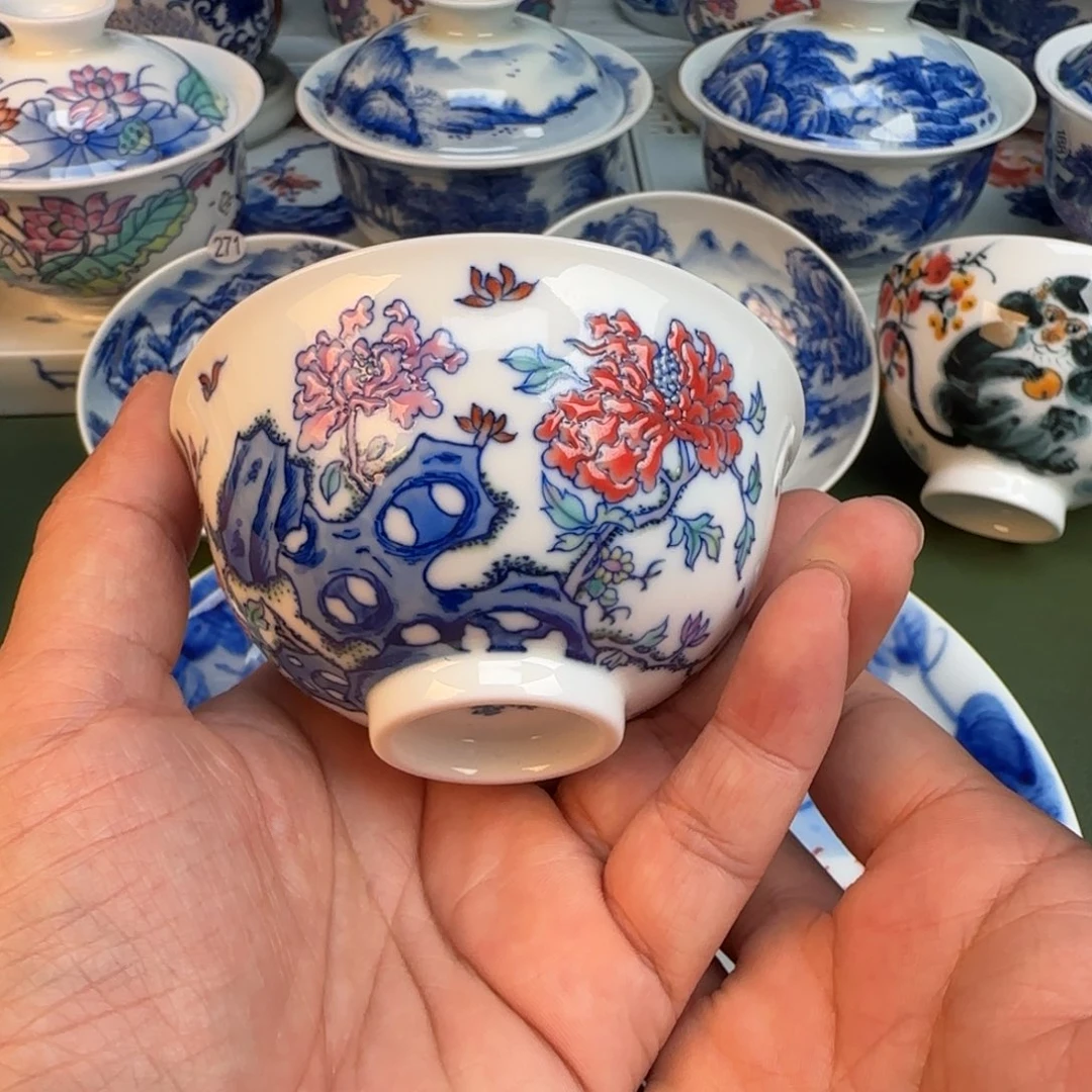 陶纯手工纯手绘茶具287