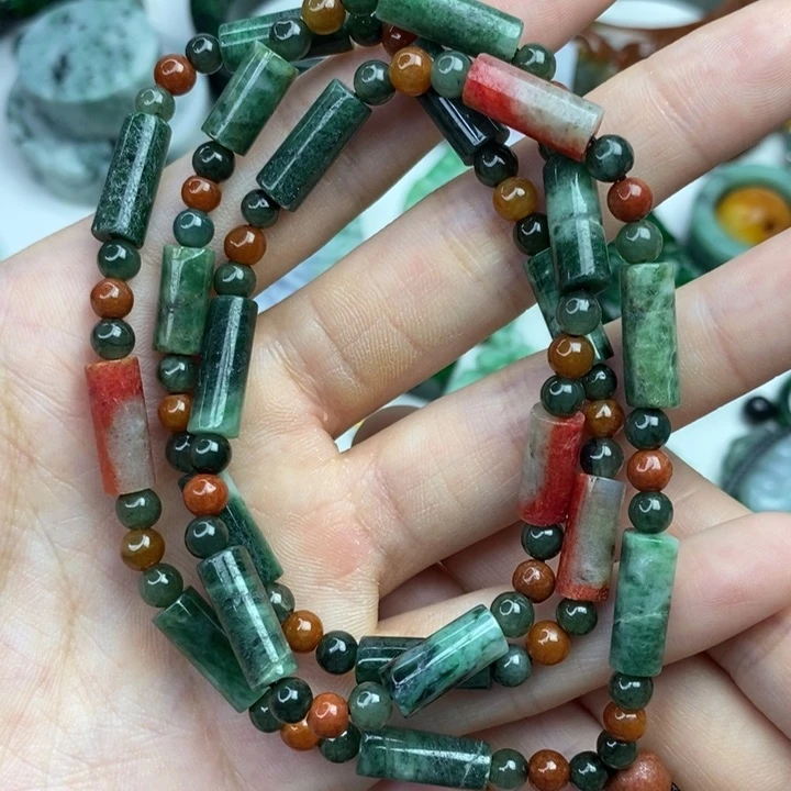 颈饰未镶嵌翡翠小*子