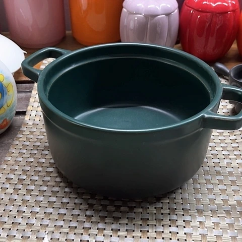 微瑕，明火，口径19高度9无盖2L