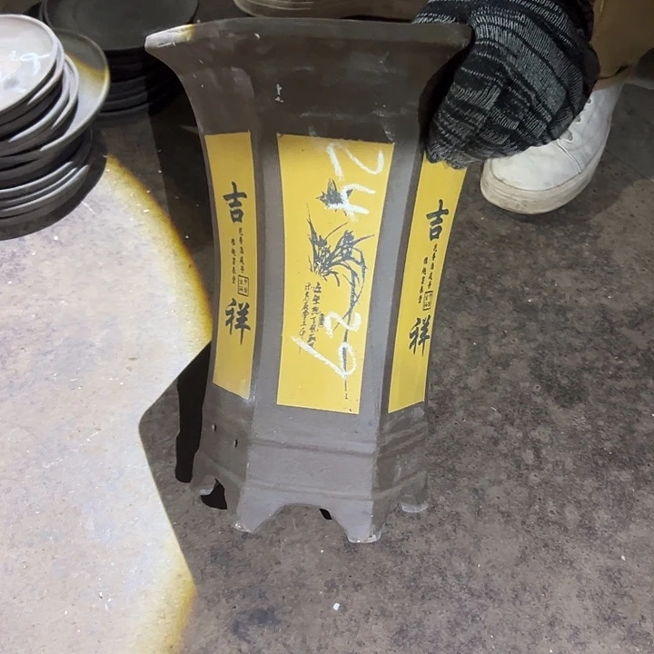 紫砂花盆紫砂花盆