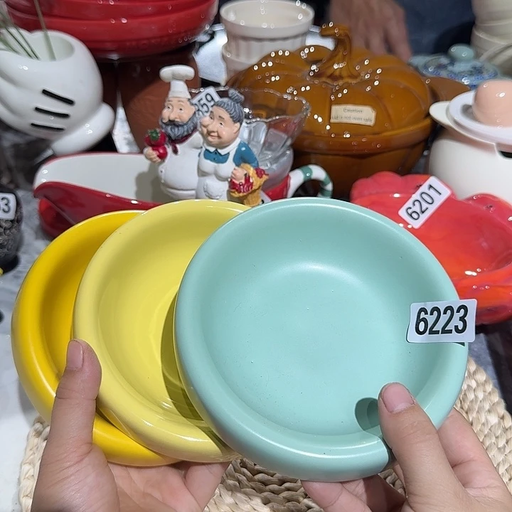 瓷片微瑕陶瓷满15包邮6223