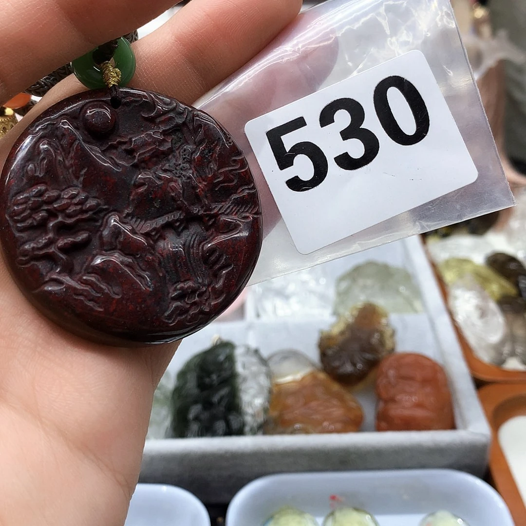 水晶颈饰未镶嵌吊坠