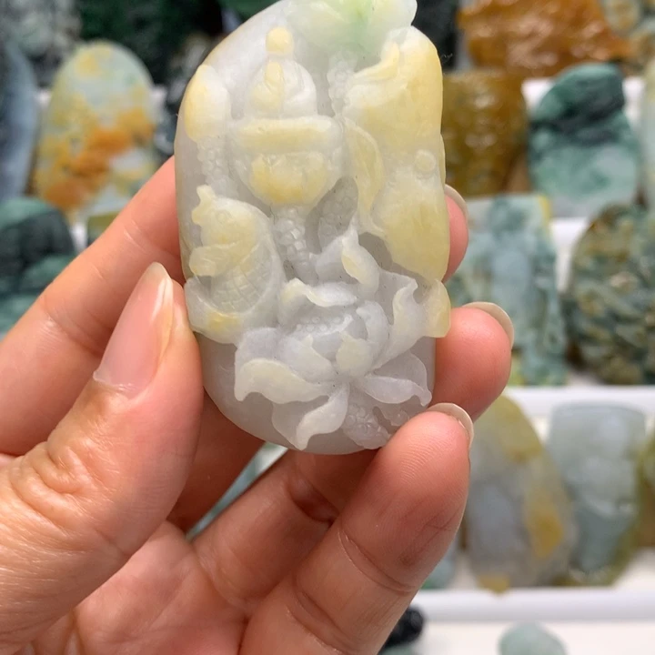 未镶嵌定制翡翠挂件4