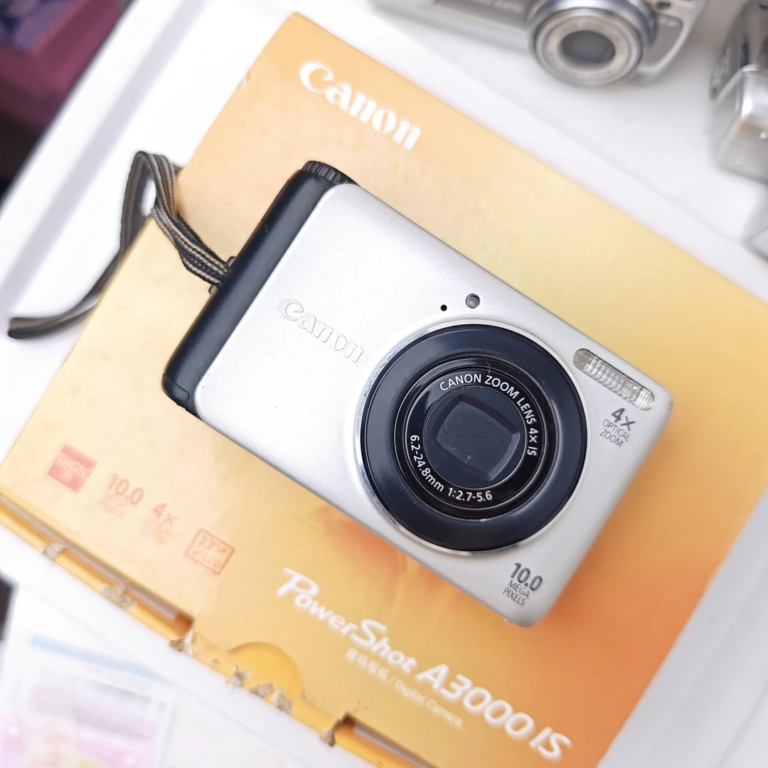 95新 Canon/佳能 a3000 1000万像素4倍变焦 复古冷白奶油肌 ccd