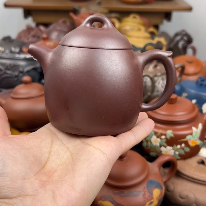 紫砂茶壶微瑕晃盖