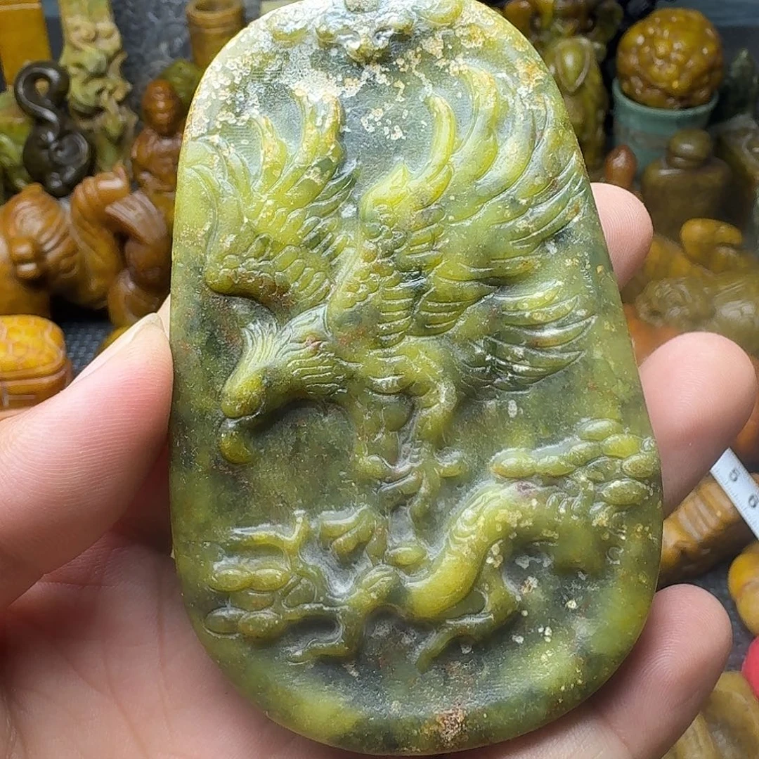 白玉菩提吊坠。。。