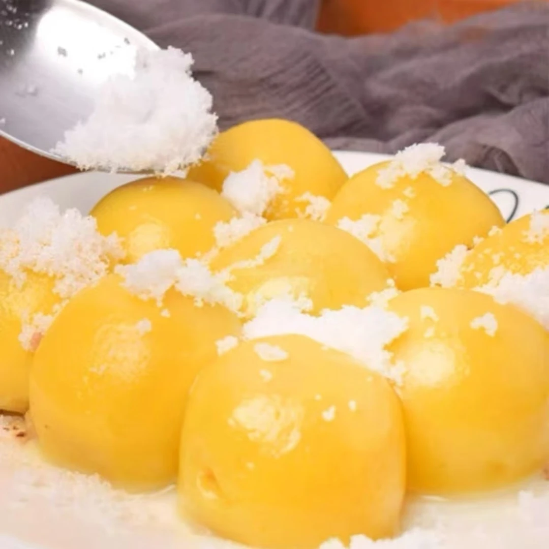 东北大黄米粘豆包香甜软糯手工包制嘎嘎好吃