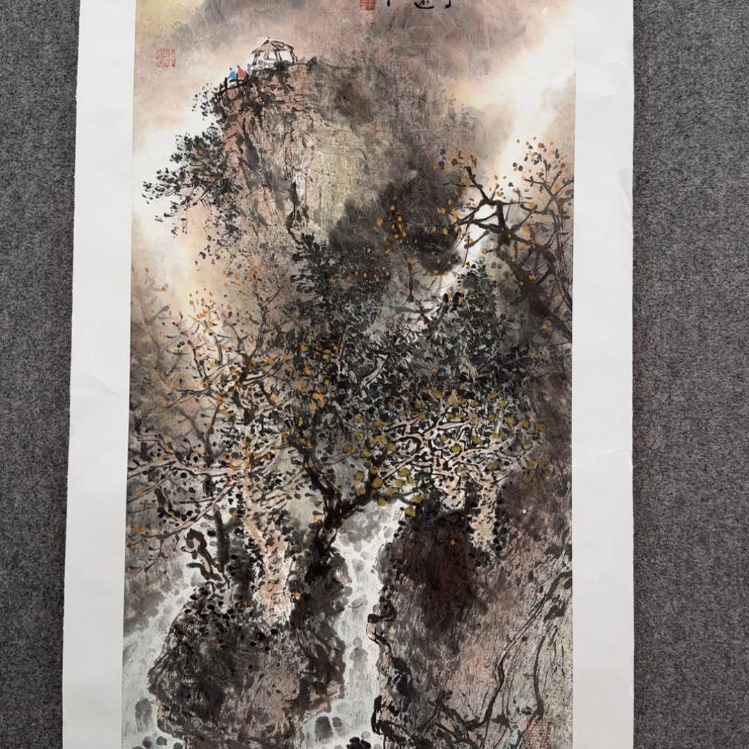 国画李文峰老师手绘作品