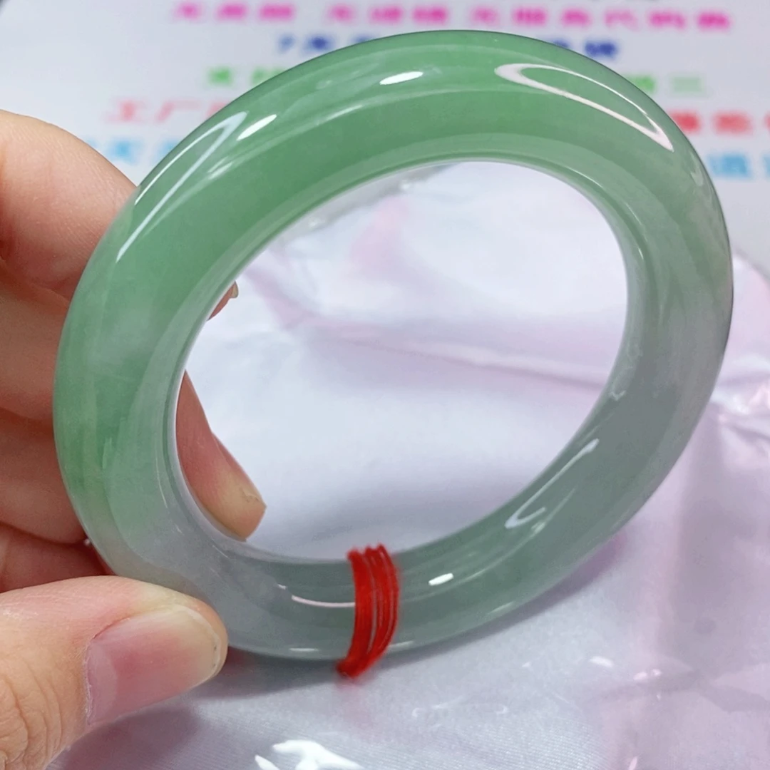 未镶嵌手镯翡翠55圈口圆条力推毕业闭眼冲