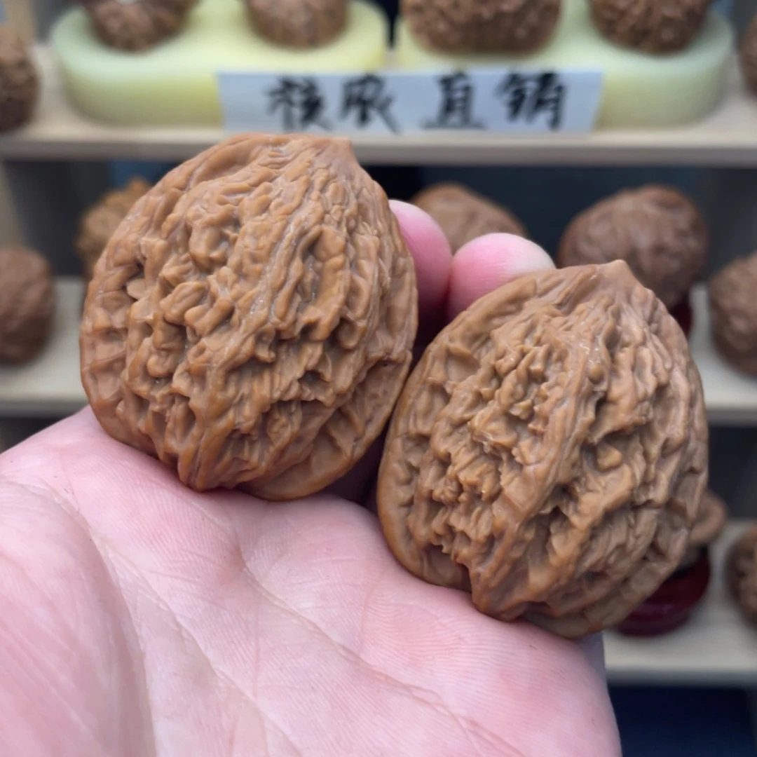 吊坠文玩核桃虎头39全品无修
