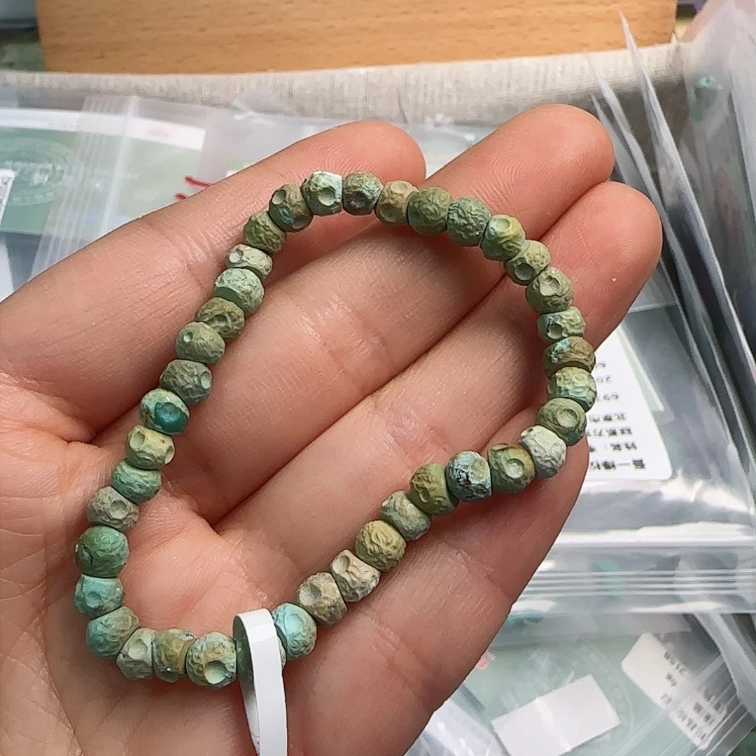 绿松石珠宝半成品未镶嵌