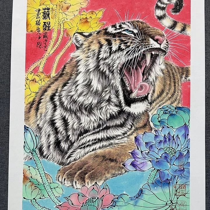 国画书画作品多次