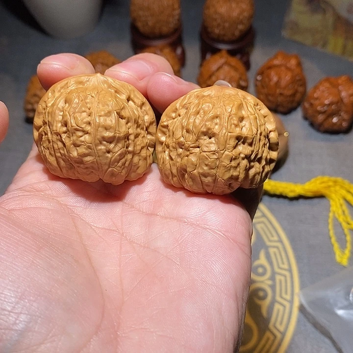 文玩核桃把件40尺南瓜墩