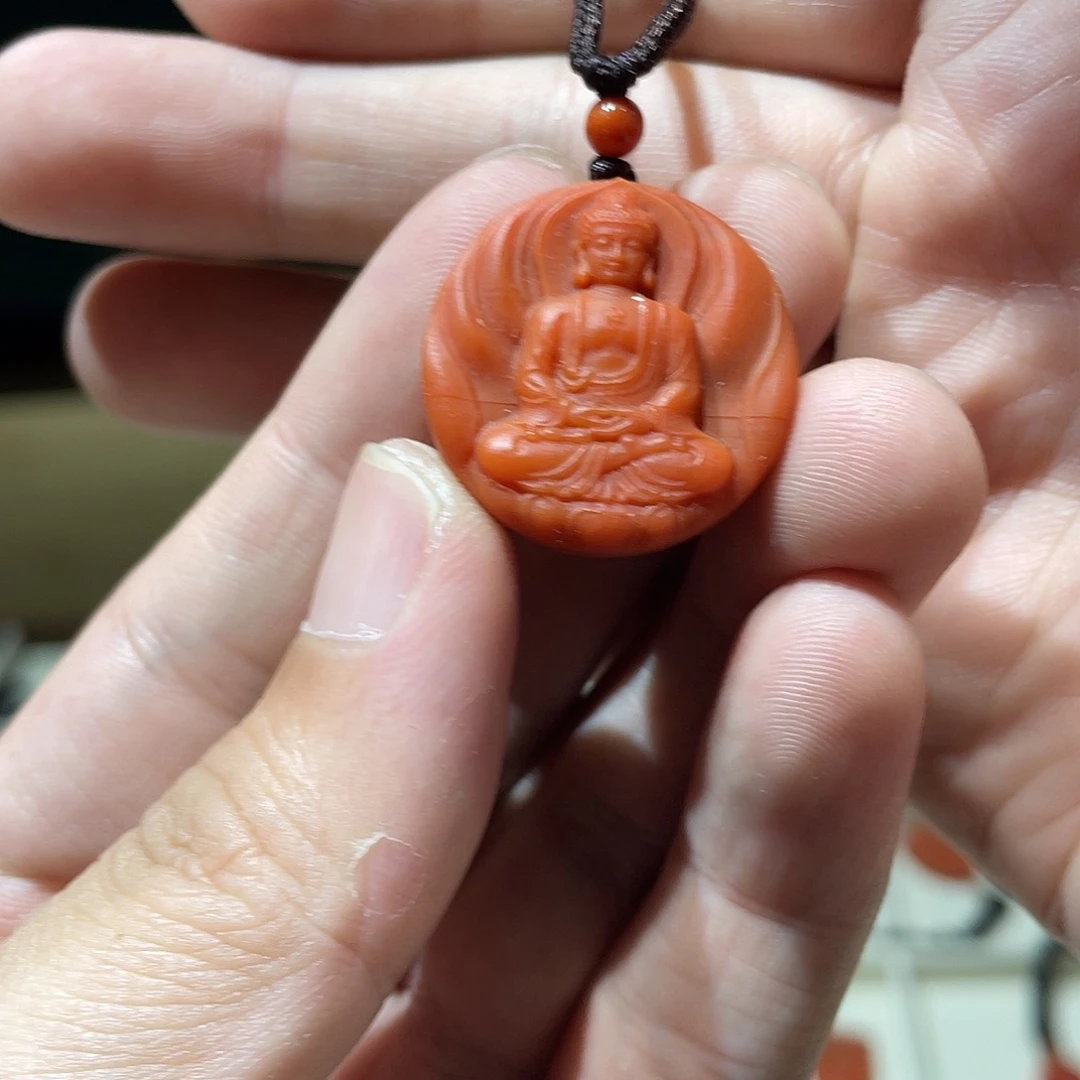 南红玛瑙未镶嵌颈饰