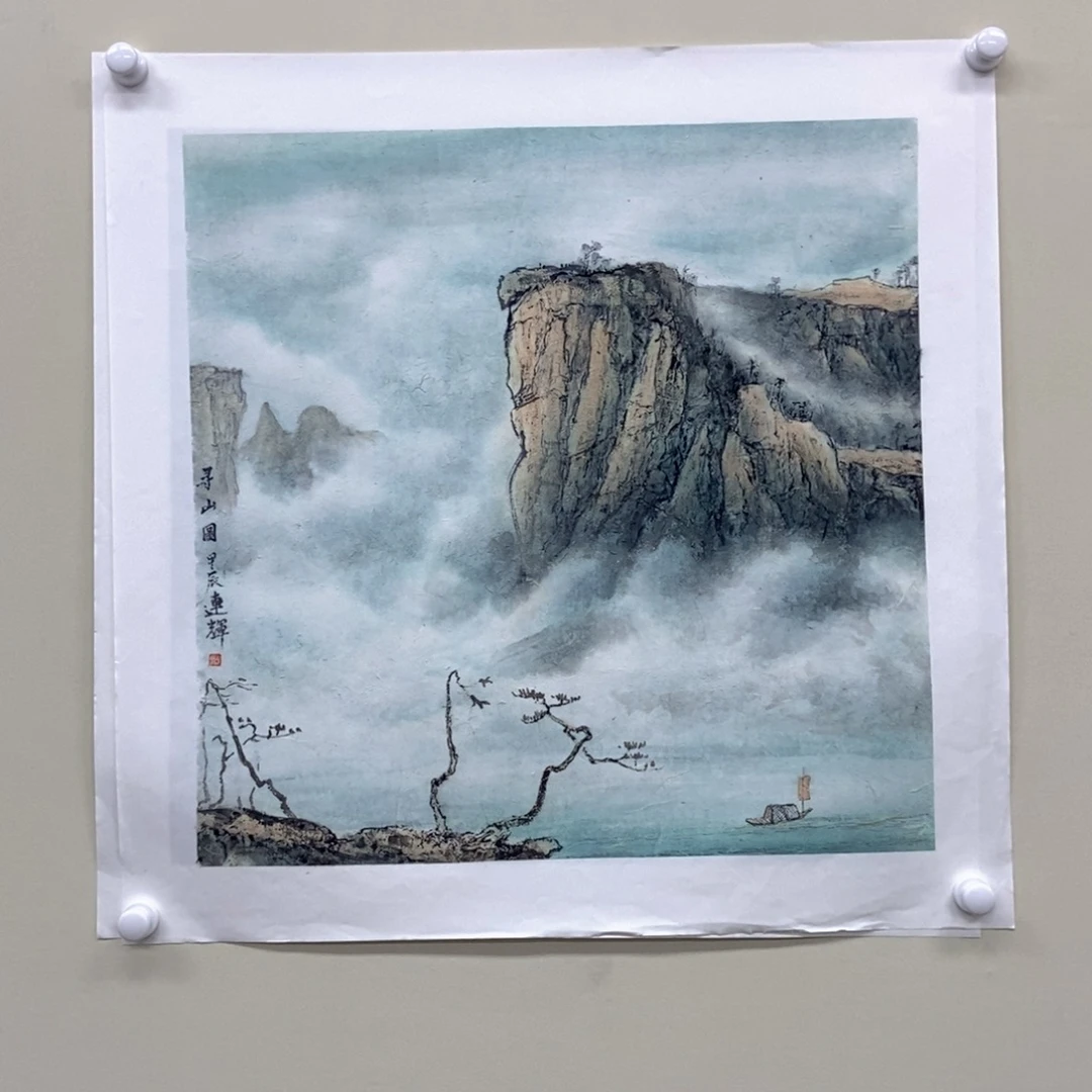 国画梁连辉四尺斗方精品佳作
