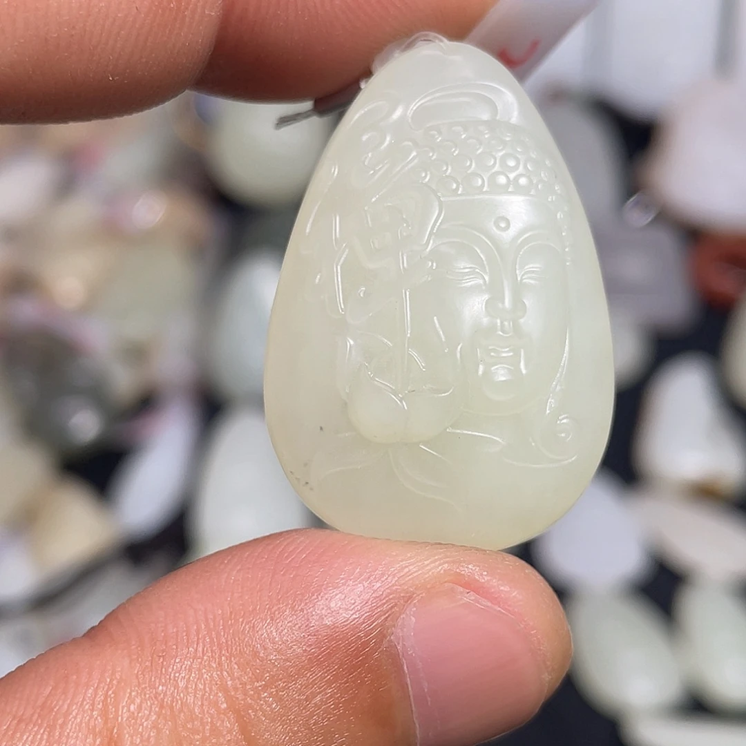 和田玉（糖玉）未镶嵌吊坠(不含链)吊坠