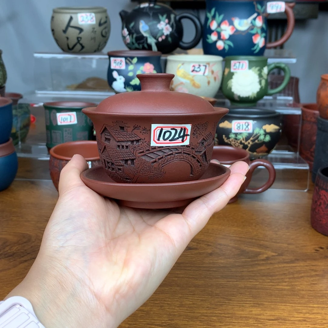 茶杯紫砂宜兴紫砂茶具