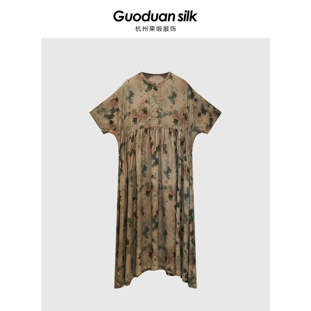 新款桑蚕丝连衣裙 MJJ7-1877